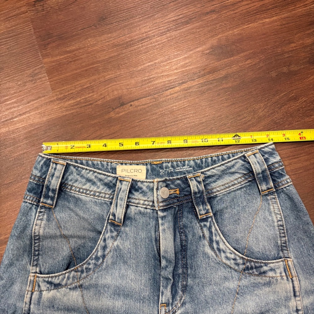 Pilcro NWOT Kenny High Rise Tapered Barrel Leg Jeans 27P Anthropologie Everyday - Picture 6 of 13